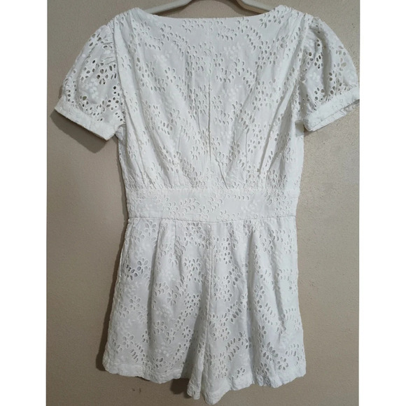 MAJORELLE Star Studded White Romper Size Small - Picture 3 of 5